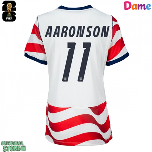 Forente stater Brenden Aaronson #11 Replika Hjemmebanetrøje Dame VM 2026 Kortærmet